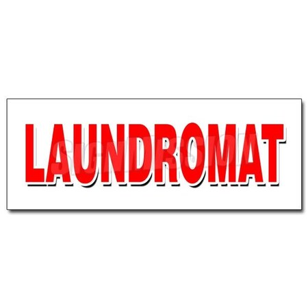 Signmission LAUNDROMAT DECAL sticker wash fold coin laundry dry cleaning 36 hour open, D-36 Laundromat D-36 Laundromat
